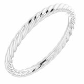52097 / Band / 18K White / Oval / 07.00X05.00 Mm / 7 / Poliert / Band