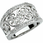 1/3 CTW Etruscan Inspired Anniversary Band