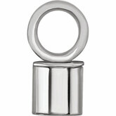 2.5x2.25mm End Cap with Jump Ring