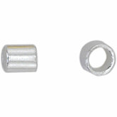 2mm Silver-Plated Crimp Tube