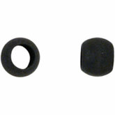 2x1.3mm Black Crimp Beads