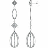 3 1/2 CTW Diamond Earrings