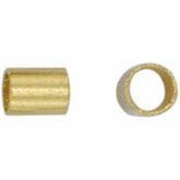 3x2.5mm Gold-Plated Crimp Tube