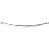 2000119 / Sterling Silver / Semi-Polished / Curved Bar Bracelet Center