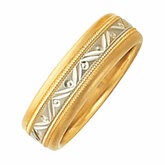 6mm Two Tone Design Band