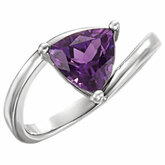 Amethyst Bypass Ring or Mounting