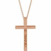 Blessed Cross Necklace or Pendant