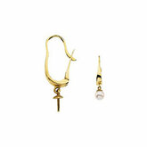 Click-In Lever Back Dangle Earring Mounting