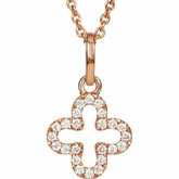 Diamond Petite Cross Necklace