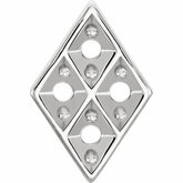 Diamond Shaped 4-Stone Cluster Top