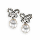 Earring for Large Pearl & Diamonds