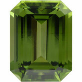 Emerald/Octagon Genuine Peridot (Black Box)