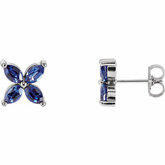 Gemstone Cluster Earrings or Mounting