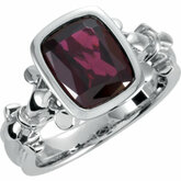Gemstone Fleur-de-lis Design Ring or Mounting