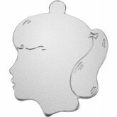 Girl's Head Stamping