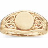 Gold Fashion Signet Ring
