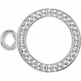 Granulated Design Toggle Ring