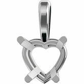Heart 4-Prong Wire Basket Pendant Mounting