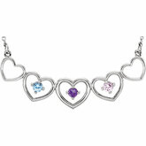 Heart Necklace or Center Mounting for Mother