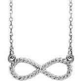 Infinity-Inspired Rope Necklace or Center