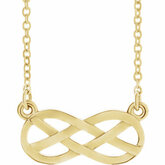 Infinity-Style Knot Design Necklace
