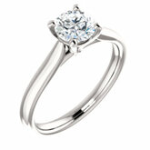 Lab-Grown Diamond Solitaire Engagement Ring
