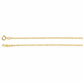 Lasered Titan Gold&#153; Rope Chain 1.25mm