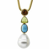 Pendant for Gemstones and 10mm or Larger Pearl