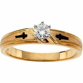 Religious Engagement Ring Mounting