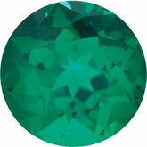 Round Lab-Grown Emerald