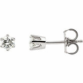 SI&#8322;-SI&#8323; G-H Diamond  Friction Post Stud Earrings