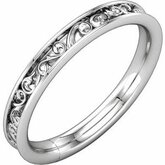 Sculptural-Style Eternity Band