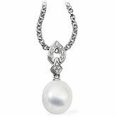 South Sea Cultured Pearl & Diamond Pendant