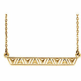 Triangle Bar Necklace or Necklace Center