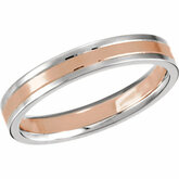 Two Tone 4mm Band