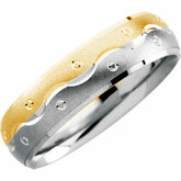 Two Tone 6mm Design Band