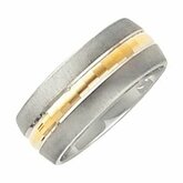 Two Tone 8mm Design Band