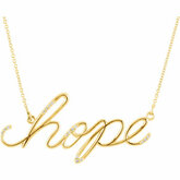 "Hope" Diamond Necklace or Center Mounting