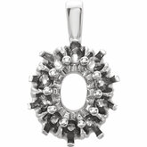 Pendant Mounting for Oval Center