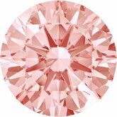 Round SWAROVSKI GEMSTONES™ Morganite Pink Cubic Zirconia