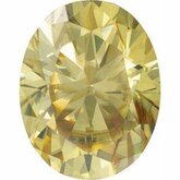 Oval Fancy Yellow Stuller Lab-Created Moissanite™