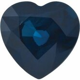 Heart Genuine Blue Sapphire