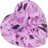 Heart Lab Created Pink Sapphire