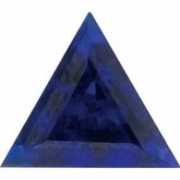 Triangle Chatham Created Blue Sapphire