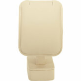 Small Beige Leatherette Pendant Stand