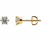 SI&#8322;-SI&#8323; G-H Diamond Threaded Post Stud Earrings