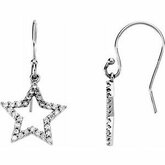 1/3 CTW Diamond Star Earrings