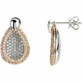 1 5/8 CTW Interchangable Diamond Earrings