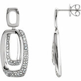 3/4 CTW Diamond Earrings