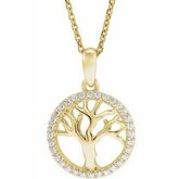 Accented Tree of Life Necklace